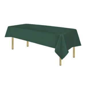 Plastic Table Cloth (137cm x 183cm) - Dark Green