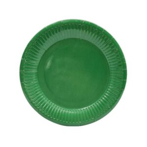 Paper Plates 6" (Coloured) 10Pcs/Pkt - Dark Green
