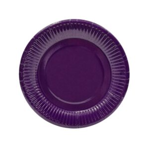 Paper Plates 6" (Coloured) 10Pcs/Pkt - Dark Purple