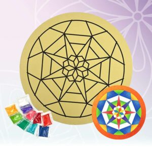 Saga Sand Art Rangoli Kit - Design 1