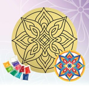 Saga Sand Art Rangoli Kit - Design 2