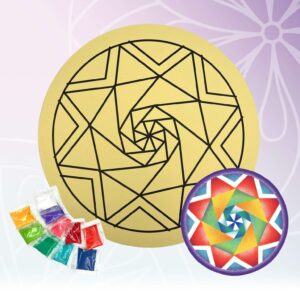 Saga Sand Art Rangoli Kit - Design 3