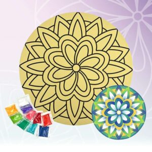 Saga Sand Art Rangoli Kit - Design 5