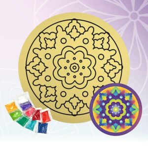 Saga Sand Art Rangoli Kit - Design 6