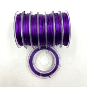 Elastic String 0.8mm x 10m - Dark Purple