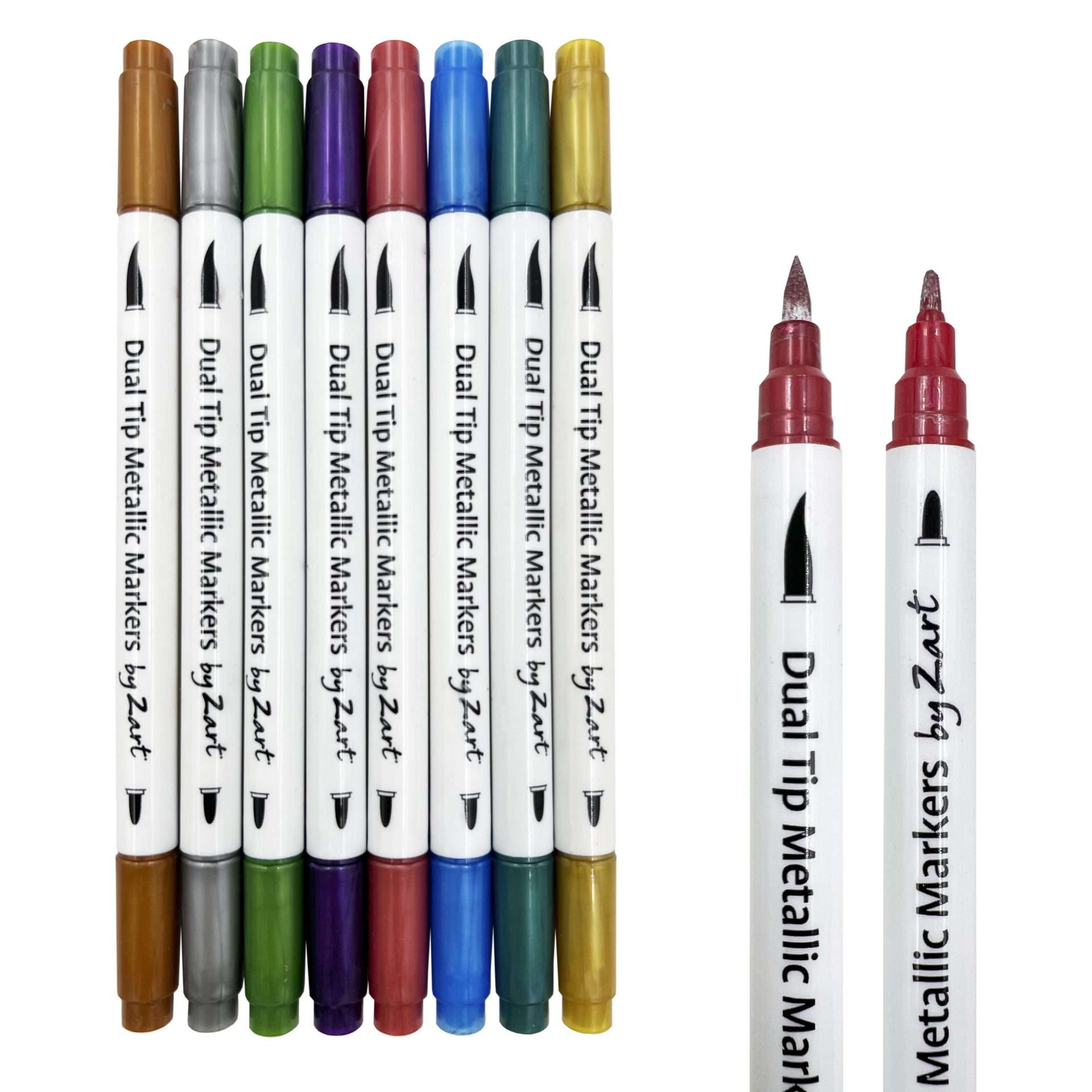 Dual Tip Metallic Markers - Image 3