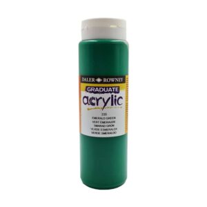 Daler Rowney Graduate Acrylic 500ml - Emerald Green
