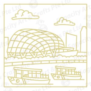 Pre-Waxed Batik (Sg Theme) Kit - Esplanade Theatre