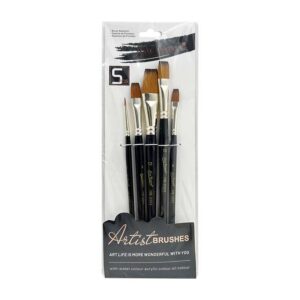 Nylon Brush Set #3353 (5pcs/pkt)