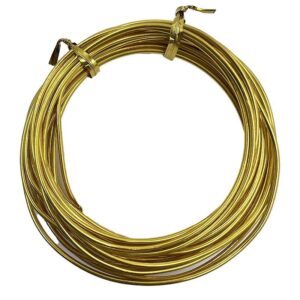 Aluminium Wire - Gold, 1mm x 5m
