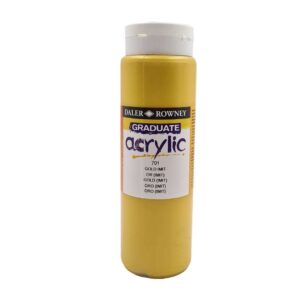 Daler Rowney Graduate Acrylic 500ml - Gold Imit