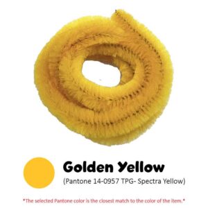Pipecleaner Single Colour 6mm - Golden Yellow