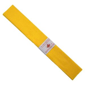 Crepe Paper Thin (160 x 54cm) - Golden Yellow