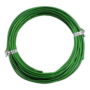 Aluminium Wire - Green, 1mm x 5m