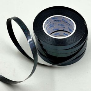 Foil Ribbon 5mm x 10m - Holographic Black