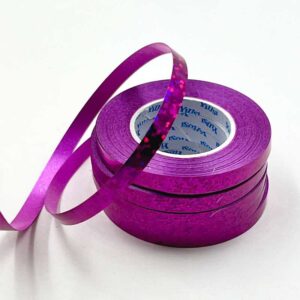 Foil Ribbon 5mm x 10m - Holographic Magenta