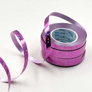 Foil Ribbon 5mm x 10m - Holographic Pink
