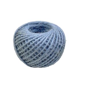 Coloured Jute Twine Ball 2mm - Light Blue