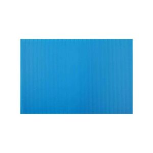 Plastic Corrugated Board 50cm x 75cm - Light Blue, 50cm x 75cm