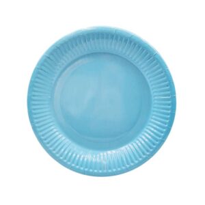 Paper Plates 6" (Coloured) 10Pcs/Pkt - Light Blue