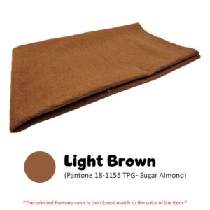 Soft Felt Cloth (30cmx30cmx1.4mm) - 63 Light Brown