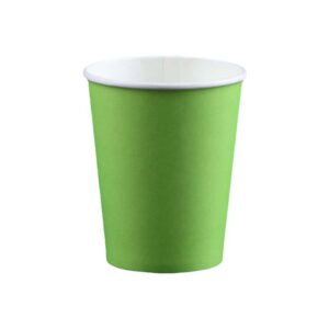 Paper Cup 9oz (20pcs/pkt) - Light Green