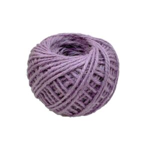 Coloured Jute Twine Ball 2mm - Lilac