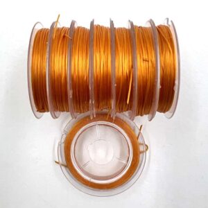 Elastic String 0.8mm x 10m - Light Orange