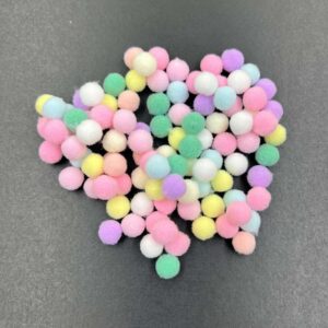 Pom Pom Assorted - Macaron 10mm x 100pcs