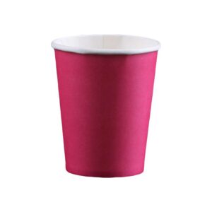 Paper Cup 9oz (20pcs/pkt) - Magenta