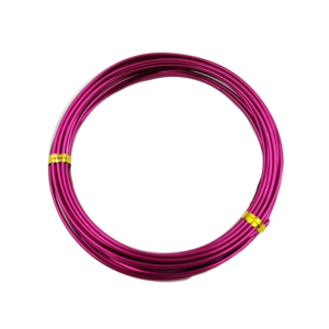 Aluminium Wire - Magenta, 1mm x 5m