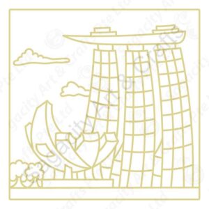 Pre-Waxed Batik (Sg Theme) Kit - Marina Bay Sands