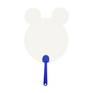 Paintable Paper Fan (20Pcs/Pkt) - Mouse