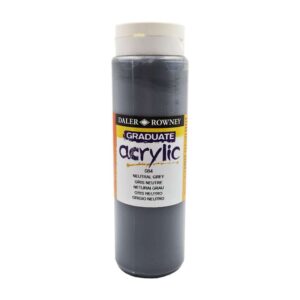 Daler Rowney Graduate Acrylic 500ml - Neutral Grey
