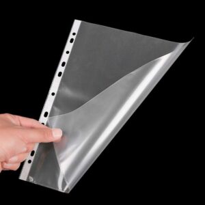 A4 11-Hole Plastic Sheet Protector 100pcs/pack