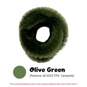 Pipecleaner Single Colour 6mm - Olive Green