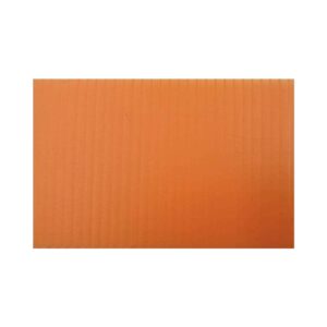 Plastic Corrugated Board 50cm x 75cm - Orange, 50cm x 75cm
