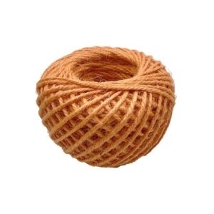 Coloured Jute Twine Ball 2mm - Orange