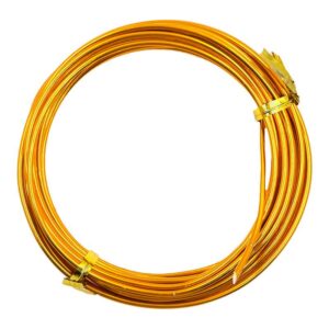Aluminium Wire - Orange, 1mm x 5m