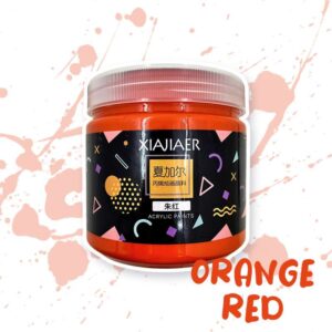 Xiajiaer Acrylic Paint 1000ml - Orange Red