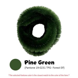 Pipecleaner Single Colour 6mm - Pine Green