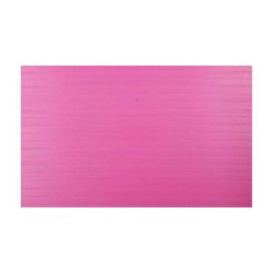 Plastic Corrugated Board 50cm x 75cm - Pink, 50cm x 75cm