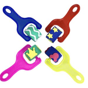 Plastic Stamp Roller ( 4Pcs)