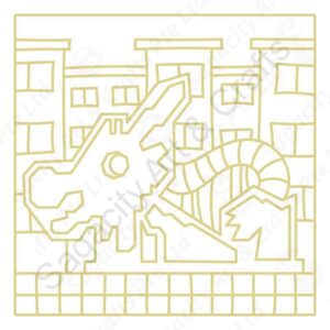 Pre-Waxed Batik (Sg Theme) Kit - Dragon Playground