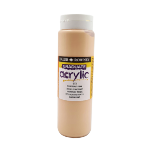Daler Rowney Graduate Acrylic 500ml - Peach Pink