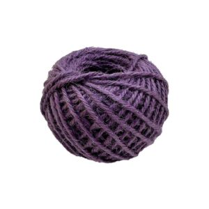 Coloured Jute Twine Ball 2mm - Purple