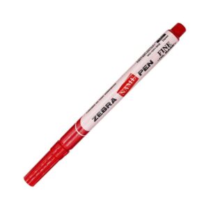 Zebra Name Pen (10pcs/box) - Red