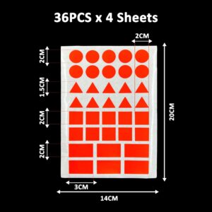 Geometry Sticker (36Pcs X 4 Sheets)