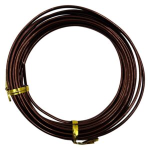 Aluminium Wire - Red Bronze, 1mm x 5m