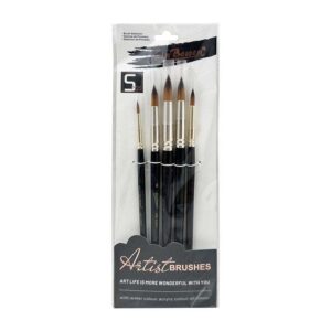 Nylon Brush Set  #3353 (5pcs/pkt) - Round